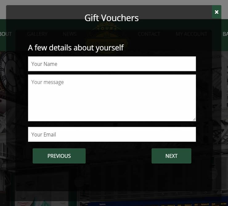 Gift Vouchers - Step 3